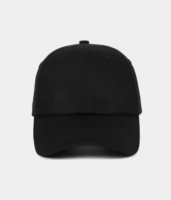 BASEBALLBLACKUNSTRUCTUREDFRONT_fd34b8a1-33a6-44e5-afc5-4766034b8744 PREMIUM DAD CAP.