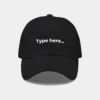 CUSTOM DAD CAP.