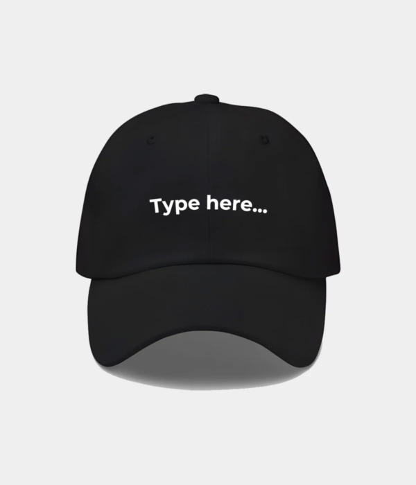 CUSTOM DAD CAP.