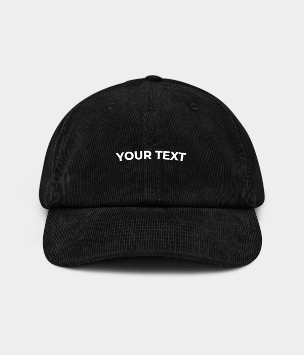 download CUSTOM CORDUROY CAP.