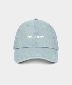 CUSTOM DENIM CAP.